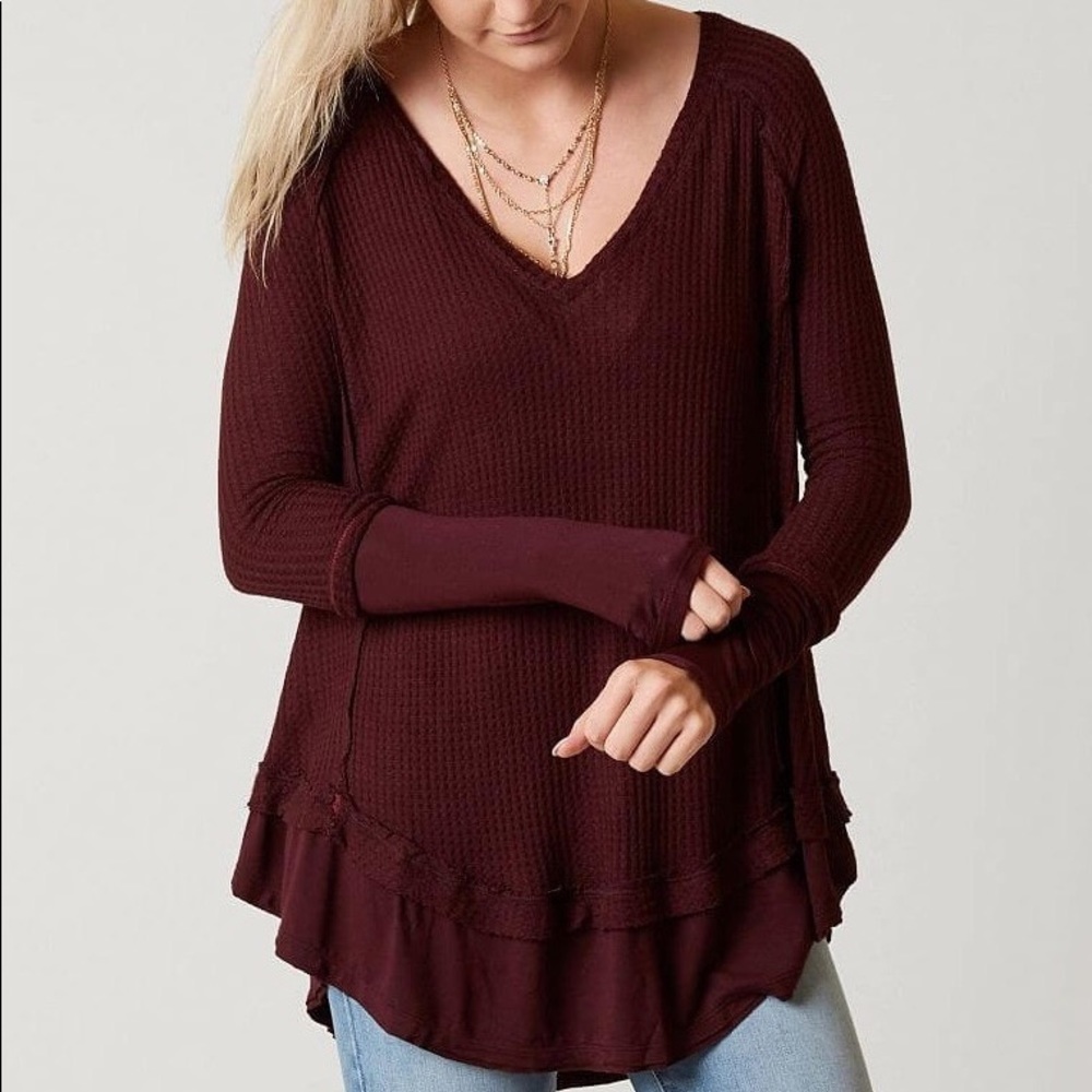 Free People Laguna thermal top NWT